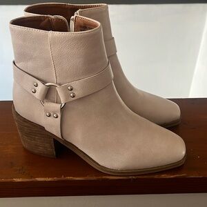 Cream booties